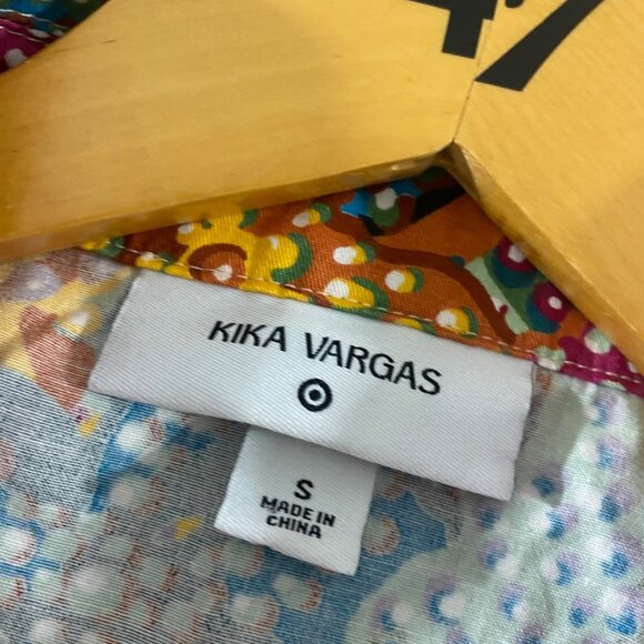 Kika Vargas X Target Women's Floral Long Sleeve Mini Dress - Small - Picture 9 of 13